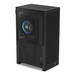 PC case NZXT H2 Flow Small Form Factor (SFF) — Mini-ITX, 2x 2.5" bays, Tempered glass, Black, 181×263×435 mm