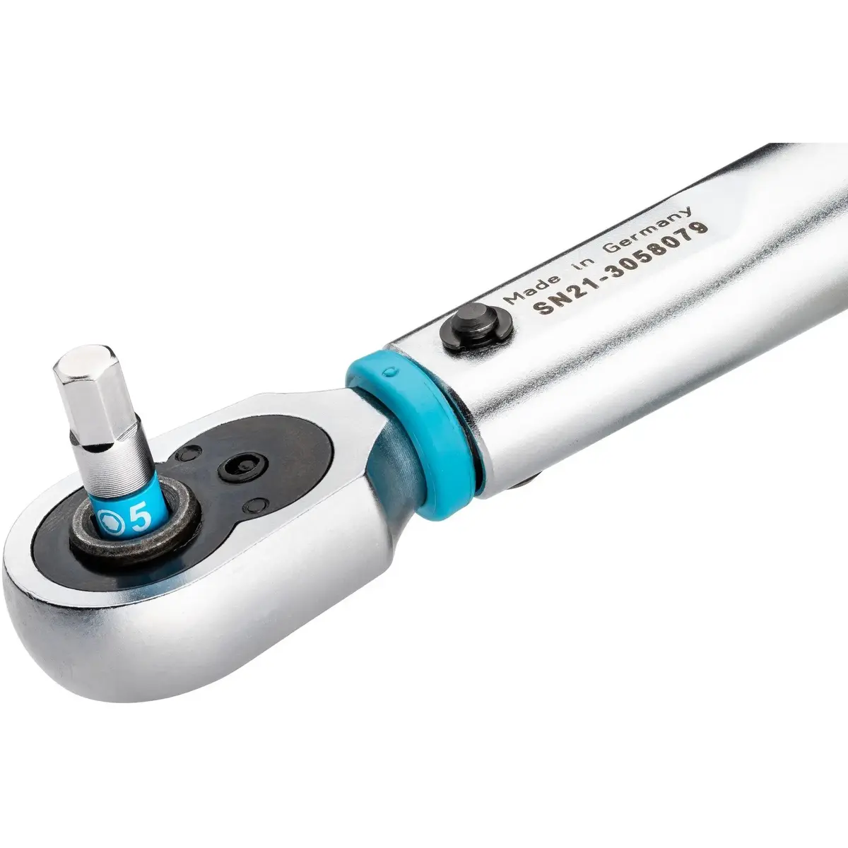 Hazet torque wrench 5107B-3CT 1/4" reversible Photo 3