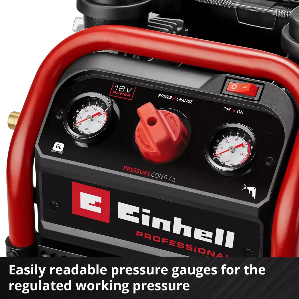 EINHELL SILENZZO 18/160 аккумуляторный компрессор 18 В Photo 5