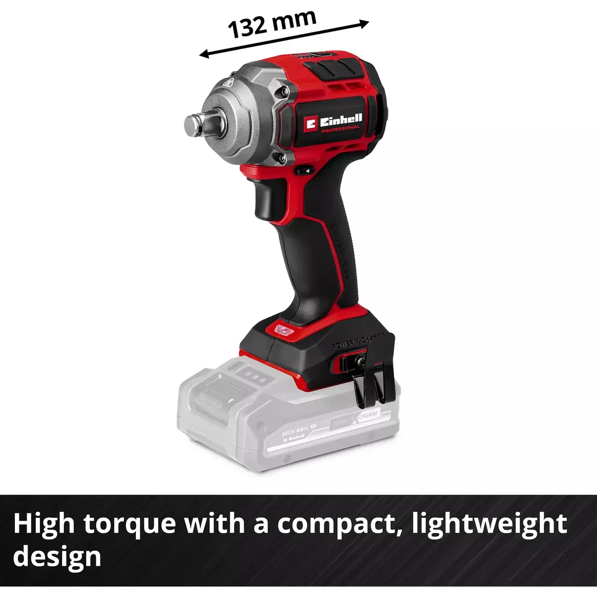 EINHELL TP-CW 18/350-C Li BL аккумуляторный гайковерт Photo 3