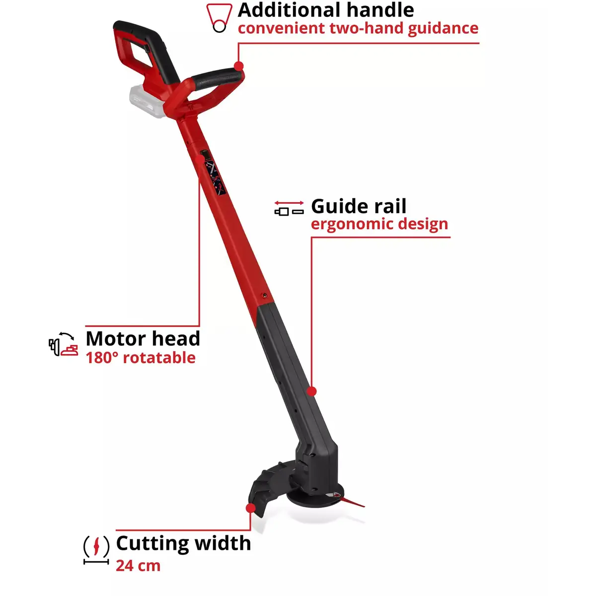 EINHELL Power X-Change GC-CT 18/2411 Li P-Solo trimmer Photo 3