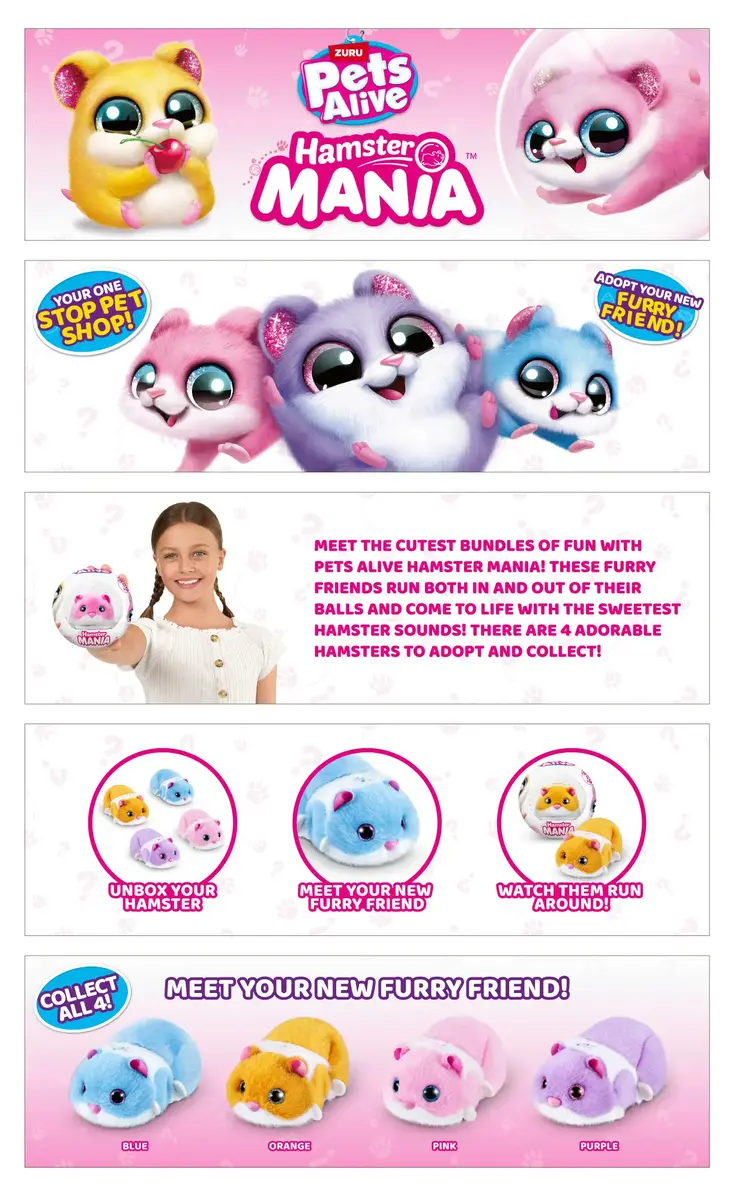 Toy hamster Zuru Pets Alive Hamster Mania Photo 9