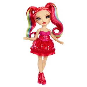 Modeļu lelle MGA Entertainment Rainbow High Be Dazzling Vivienne Rouge — sievišķa, 4+, audums un plastmasa, sarkana