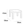 Садовый стол Keter Orlando Small Table grey Photo 3
