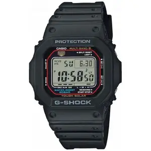 Rokas pulkstenis CASIO G-Shock GW-M5610U-1ER — sveķu korpuss, melns, 46.7×46.7×12.7 mm