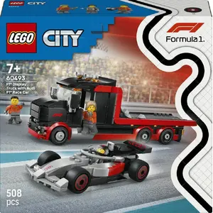 LEGO City Truck with Audi F1® Race Car 60493 – LEGO branded set including truck and Audi F1® car model