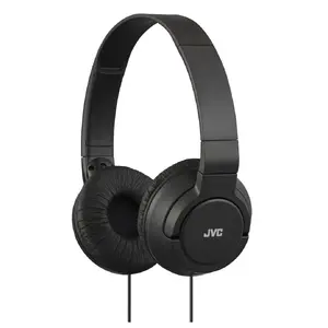 Wired over-ear headphones JVC HA-S180-B, circumaural, 10–22000 Hz, 1.2 m cable, black