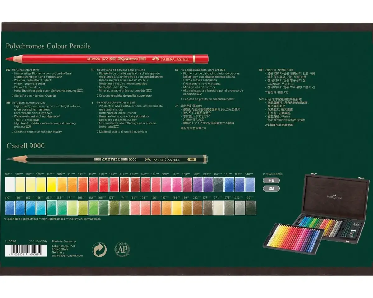 Faber-Castell Polychromos 48 krāsainie zīmuļi Photo 3