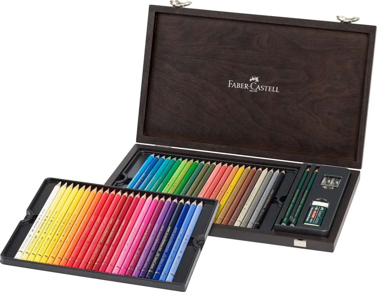 Faber-Castell Polychromos krāsaino zīmuļu komplekts 48