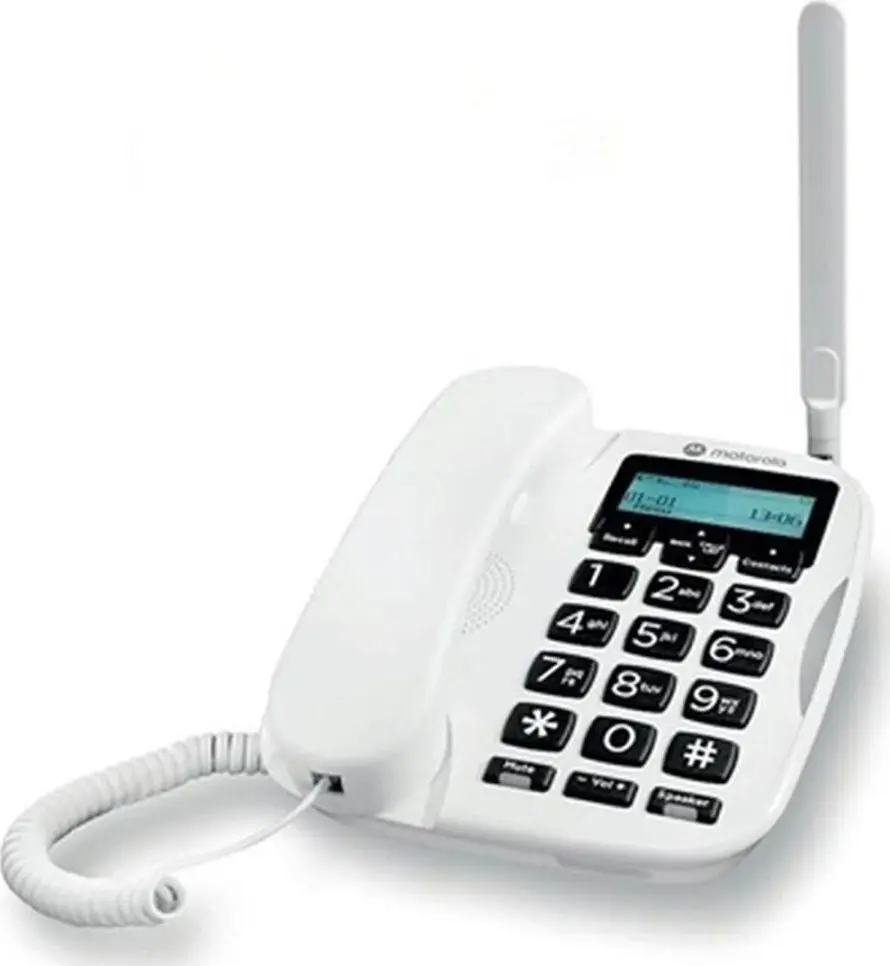 Galda-mobilais tālrunis Motorola FW500 balts —