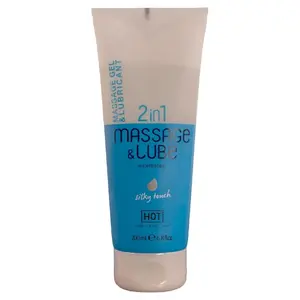 Massage & Glide Gel HOT 2in1 Silky Touch, 200 ml