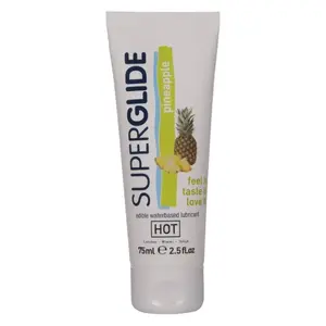 Personal lubricant HOT Superglide water-based, pineapple flavour, 75 ml