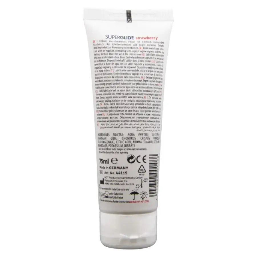 Water-based edible lubricant HOT Superglide 75 ml Photo 2