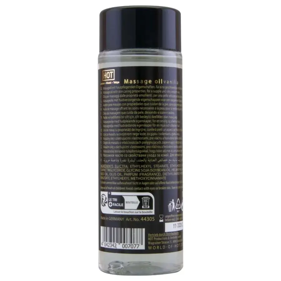 HOT Vanilla massage oil 100 ml Photo 2