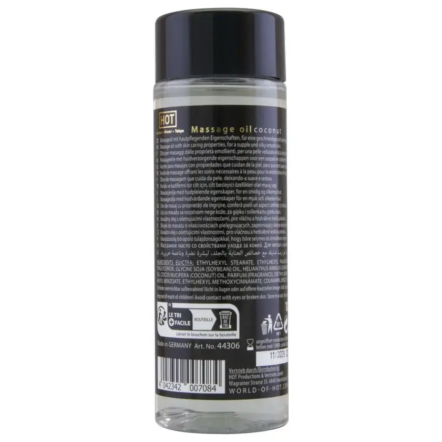 Massage oil HOT Coconut 100 ml Photo 2