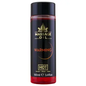 Massage oil warming HOT 100 ml – warming massage oil, brand HOT, 100 ml