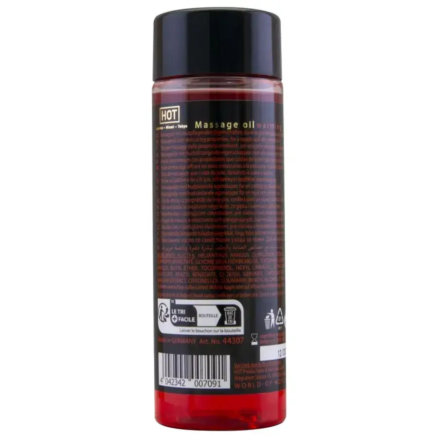 Warming massage oil HOT 100 ml Photo 2