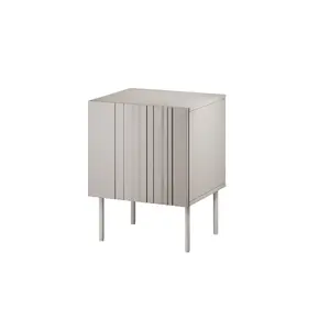 Тумба прикроватная Cama Meble ISLA 44.5x40x59 см кашемировый мат, МДФ и ДСП, набор 2 шт.
