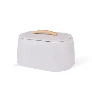 Хлебница Maestro MR-1675-BEIGE бежевого цвета для хранения хлеба