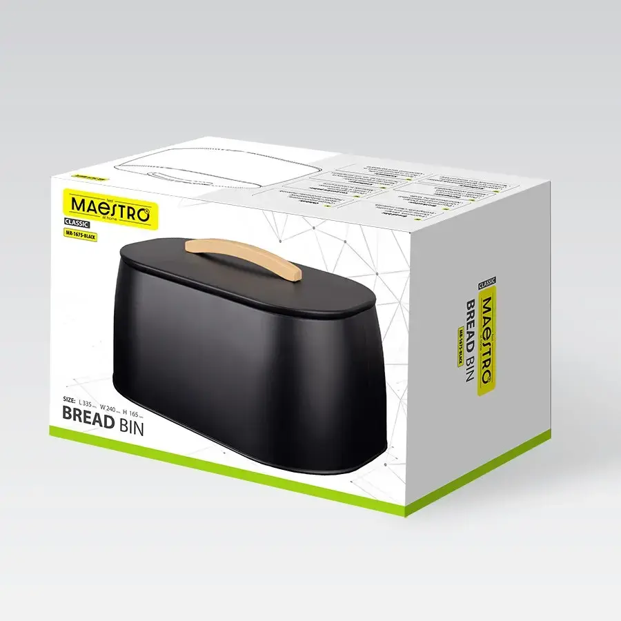 Хлебница Maestro MR-1675-BLACK Photo 4