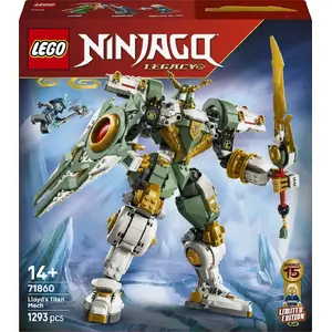 LEGO brick set LEGO Ninjago Tytanowy mech Lloyda — 15th Anniversary (71860)