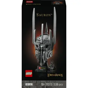LEGO set Władca pierścieni: Hełm Saurona (11373) — LEGO Icons display model