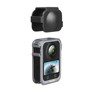 Металлическая защитная рамка Telesin для DJI Osmo 360 — легкий металлический корпус с креплениями