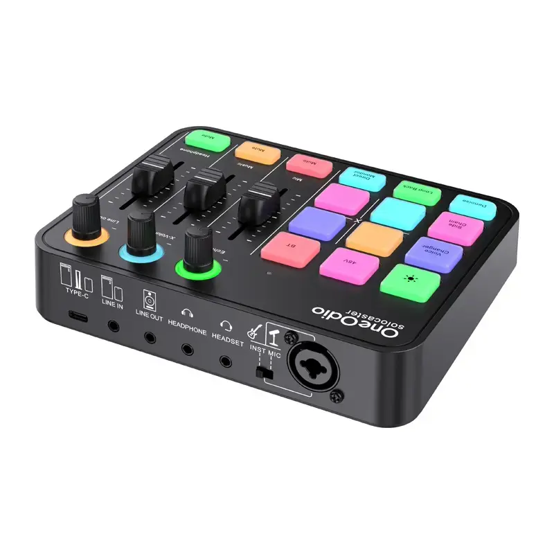 OneOdio Solocaster аудиомикшер и USB звуковая карта Photo 4