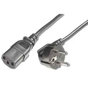Power cable for computer 230V 1.5 m, universal IEC mains lead