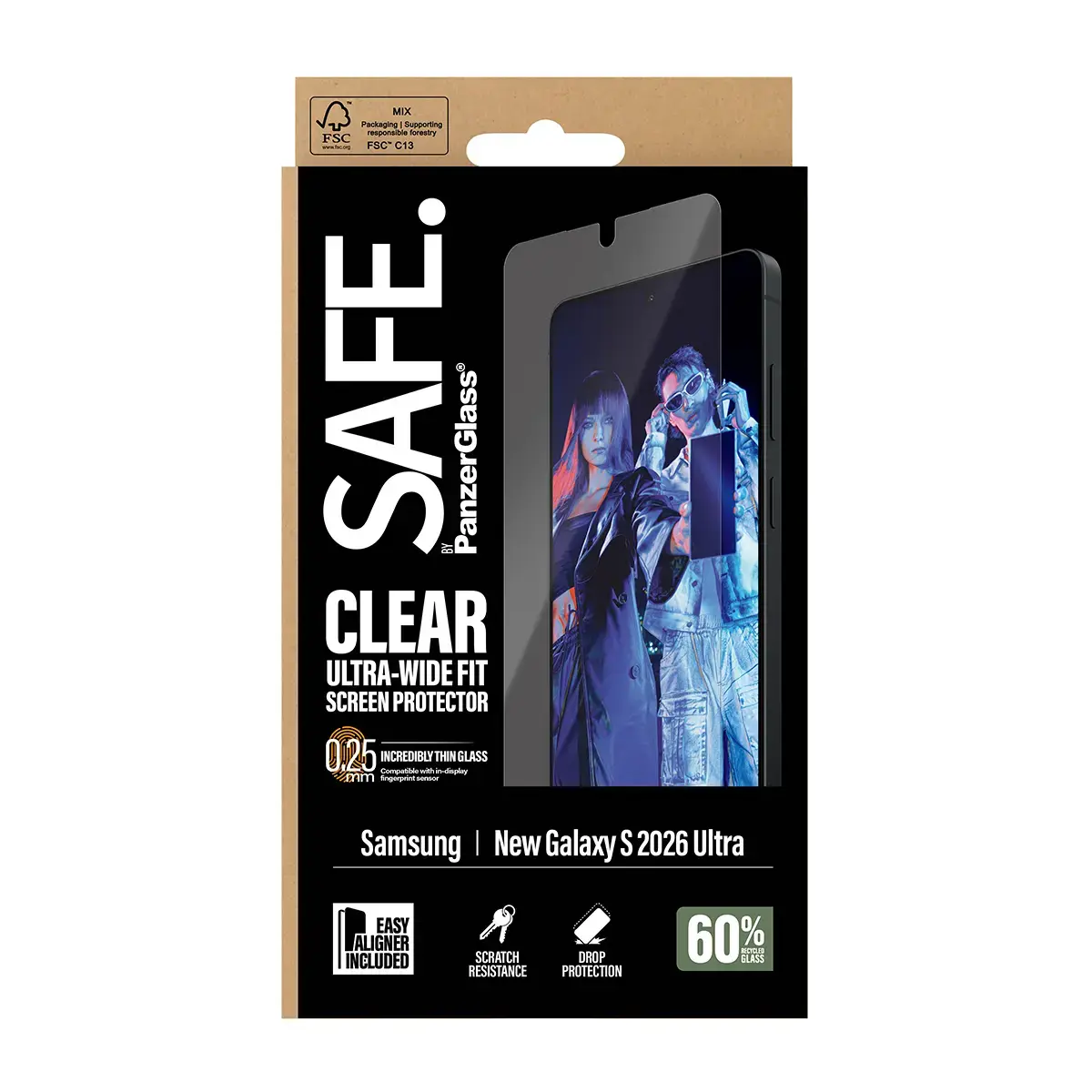 PanzerGlass SAFE screen protector for Galaxy S 2026 Ultra Photo 3