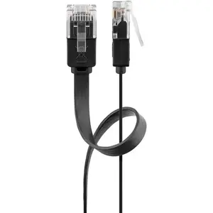 Tīkla kabelis GOOBAY Cat6 U/UTP (UTP) 15 m, RJ-45–RJ-45, melns