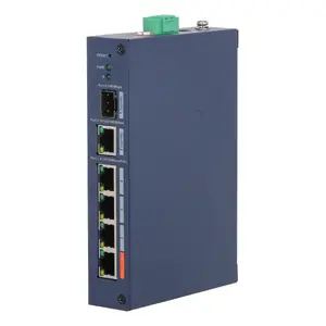 Pārvaldāms aizsargāts komutators DAHUA CHS4106-4ET-60 — 6 porti, 4×PoE 10/100, L2, 4.8 Gbit/s, 8000 MAC