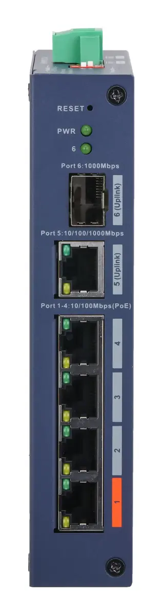 DAHUA CHS4106-4ET-60 Управляемый 6‑портовый PoE коммутатор Photo 2