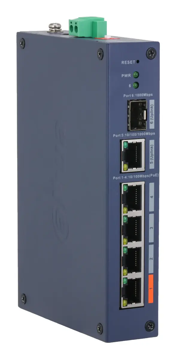 DAHUA CHS4106-4ET-60 Управляемый 6‑портовый PoE коммутатор Photo 4