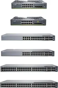 Slēdzis JUNIPER EX4100-F 12 porta bezventilatora 10/100/1000Base-T ar 2x 1G/2.5G/10GBase-T uplinkiem un 4x 10G SFP+, Standard SW