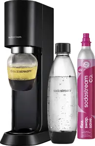 SODASTREAM Soda maker Mix black — cordless, Quick Connect cylinder system