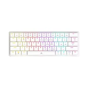 Mechanical Gaming Keyboard White Shark Nagamaki NAGAMAKI-W-US-BLUE.SW — wired, US layout, blue switches