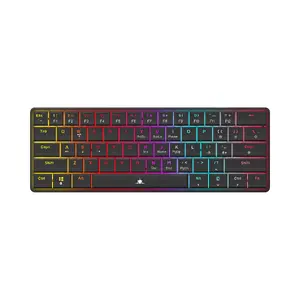 Mechanical Keyboard White Shark Nagamaki GK-006121 — Black chassis, US layout, Blue switches