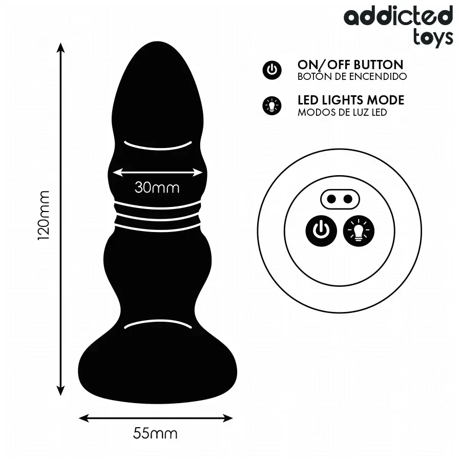 Anal plug Addicted Toys D-245120 Photo 6