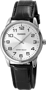 Rokaspulkstenis CASIO MTP-V001L-7BUDF — vīriešu analogs, ādas siksniņa, kvarca mehānisms