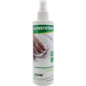 Equipment cleansing spray InLine 43206 — keyboard cleaner, 250 ml, green/white