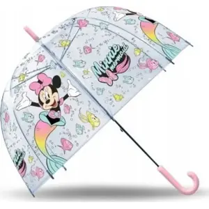 Transparent automatic umbrella Kids Euroswan Minnie MN30025 — 48 cm canopy, children's parasol