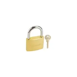 Padlock Top Tools 50 mm brass body with 2 keys, model 90U272