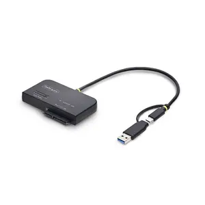 StarTech.com USB31CSAT3M2E USB-C/USB-A uz M.2 NVMe un SATA adapteris, 10Gbps, bezrūpju ārējais SSD cietā diska lasītājs, B+M/M-Key