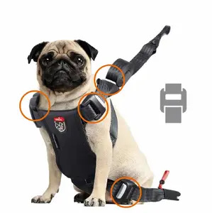 Dog harness ZOLUX TRAVEL SAFE S, size S, red