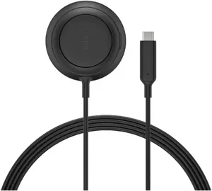 Беспроводная зарядная панель Belkin UltraCharge 25 Вт Qi2 с подставкой, белая