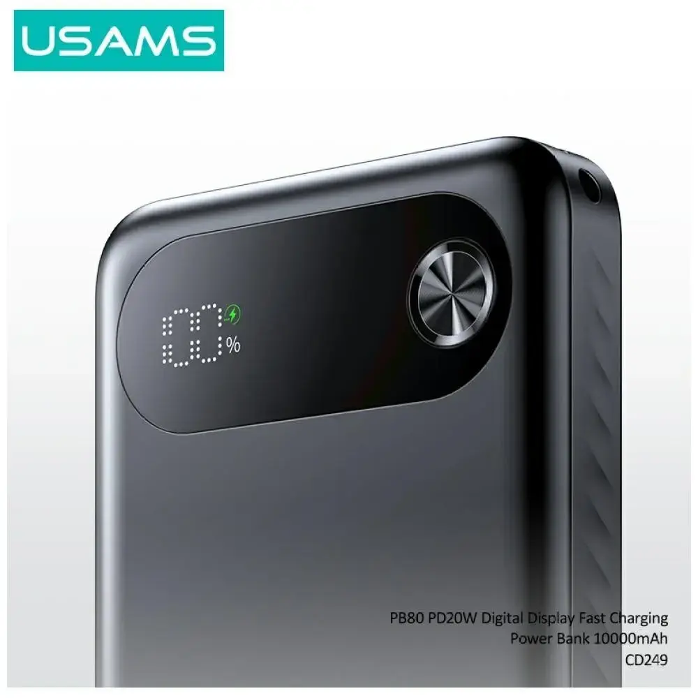 usams PB80 пауэрбанк 10000mAh 20W PD Photo 3