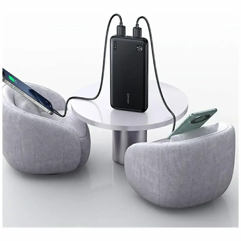 Пауэрбанк usams PB83 10000 мАч PD USB-C + 2x USB-A Photo 5