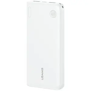 Power bank usams PB83 10000mAh PD 2×USB-A USB-C white