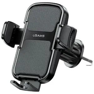 Car holder usams ZJ085 black — vehicle smartphone mount, adjustable grip